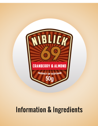 Cranberry & Almond Niblick 69 energy snack