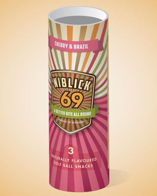 Niblick 69 3 ball tube Cherry & Brazil